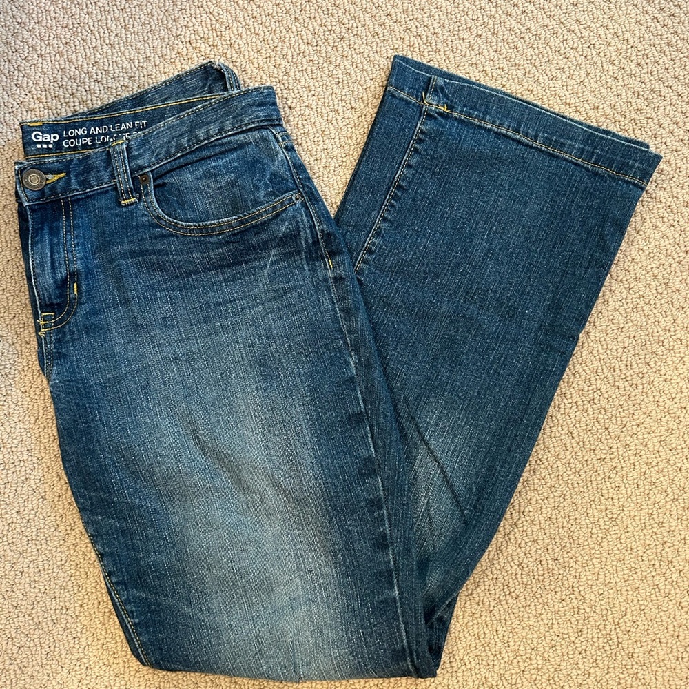 Gap Jeans, Size 12, Premium Long and Lean